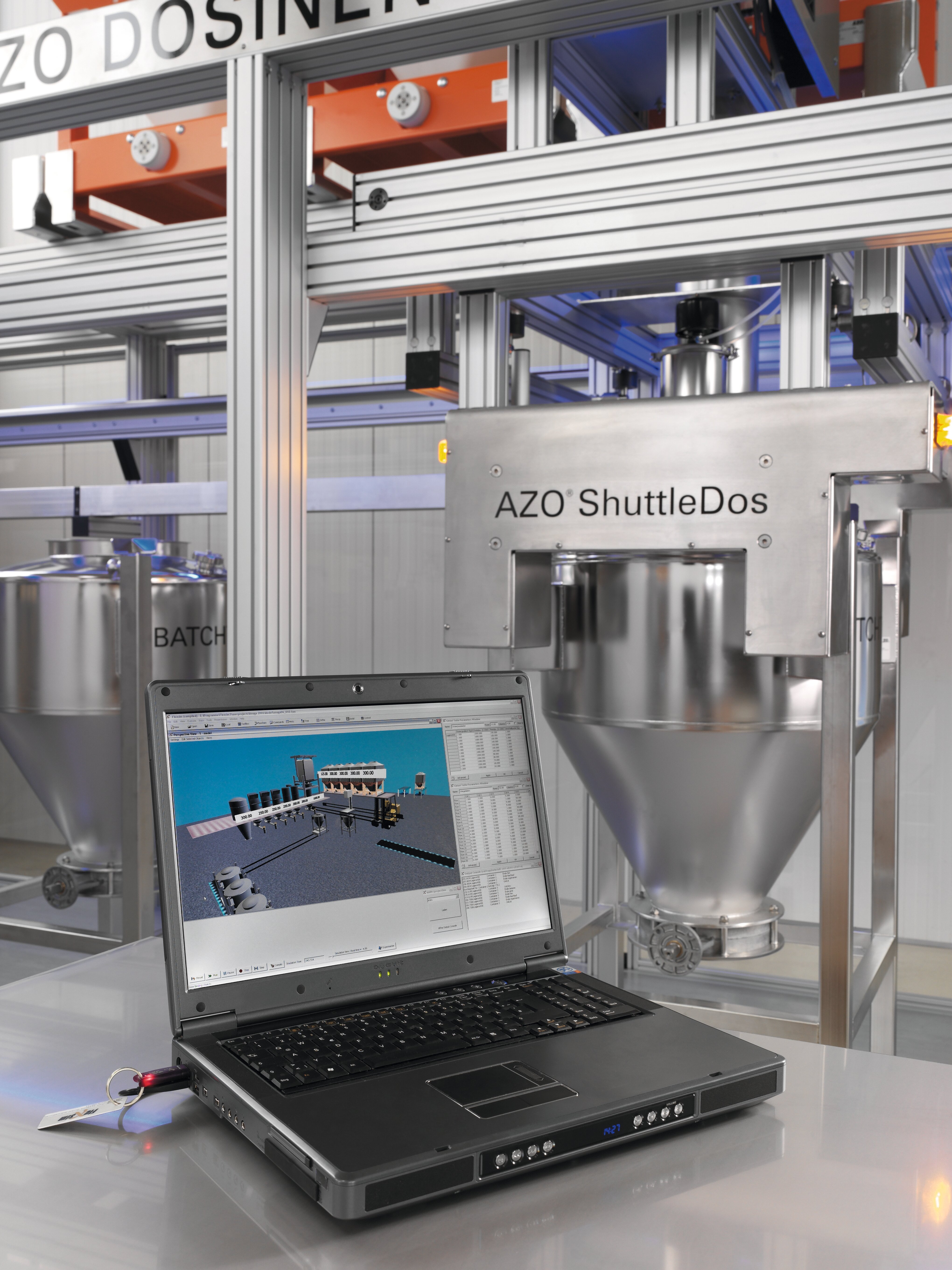 Simulación AZO ShuttleDos®