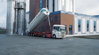 Befüllung der Außensilos