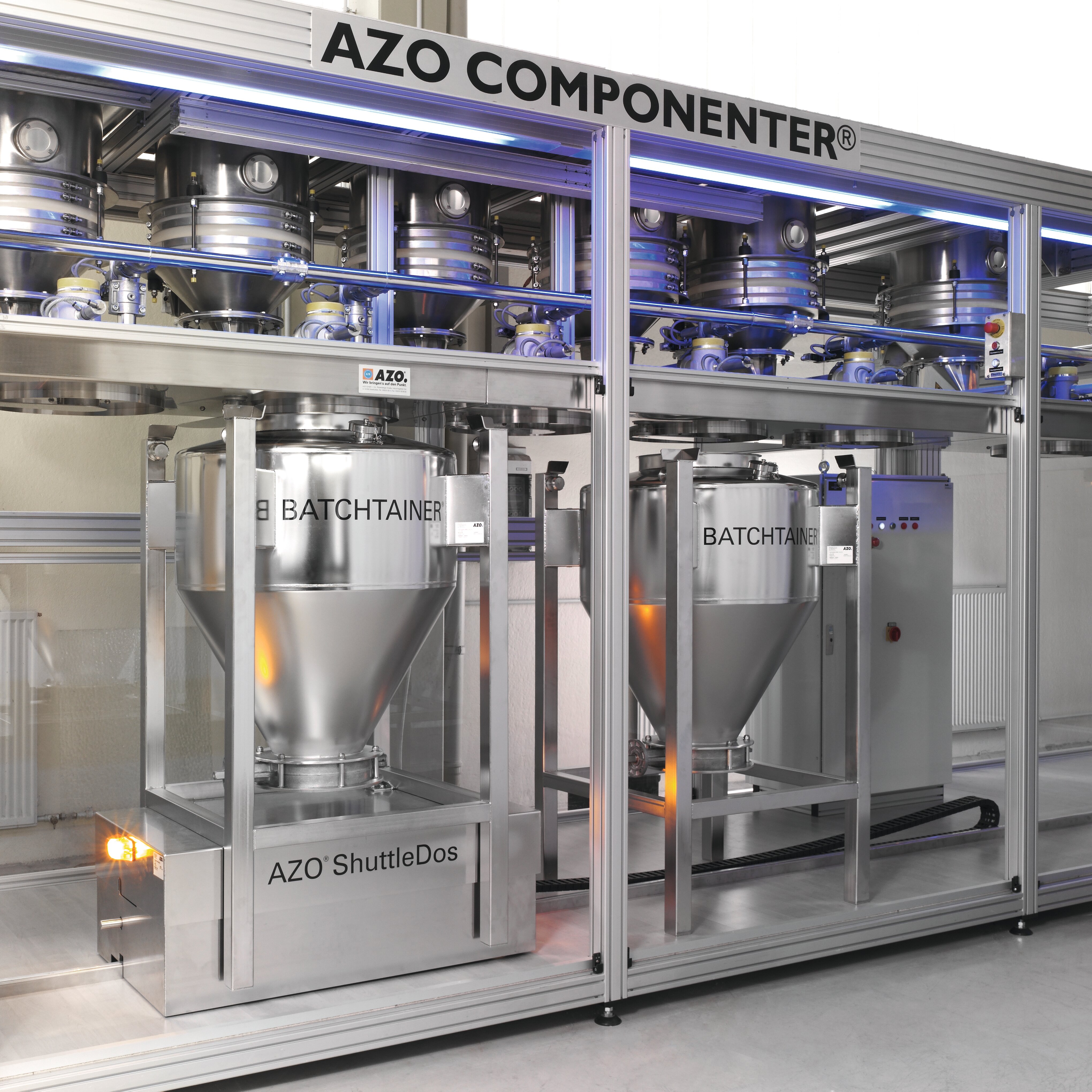 AZO COMPONENTER® in linear design with mobile container