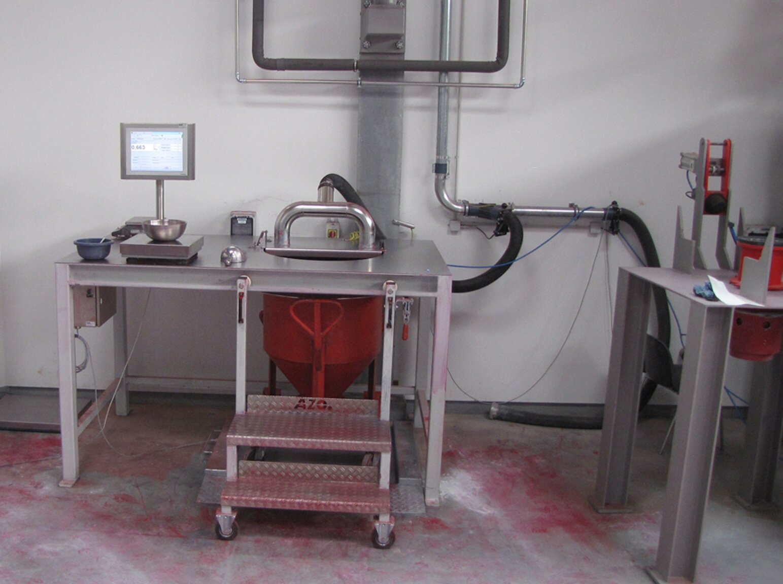 Mandos 手动称量料仓混合器