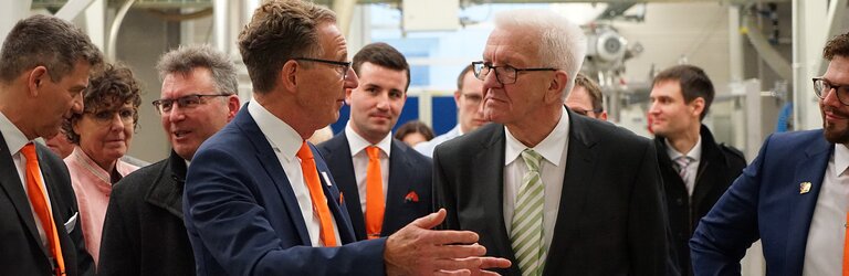 Minister President Winfried Kretschmann visits AZO