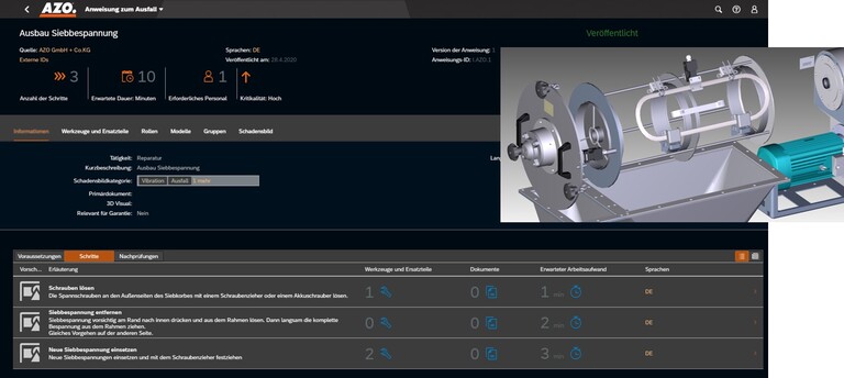 Service portal myAZO®Plus
